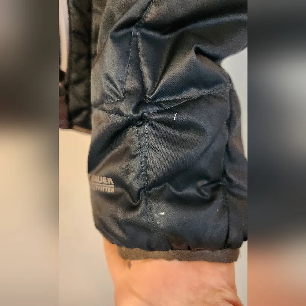 Eddie Bauer First Ascent Puffer Jacket‎ 600 Goose Down Dark Green, Size Y L (12)